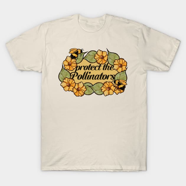 Protect the Pollinators Bee Keeping T-Shirt by bubbsnugg